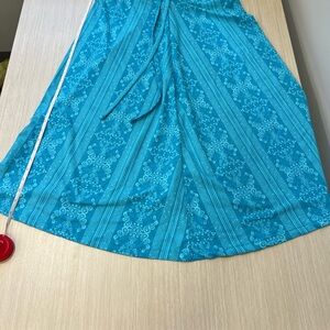 Freedom Trail by Kyodan Ocean Blue Sun Dress or skirt or beach cover up.